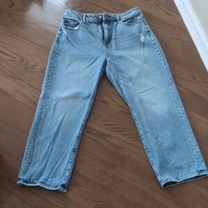 LOFT size 29/8 wide leg/boyfriend jeans